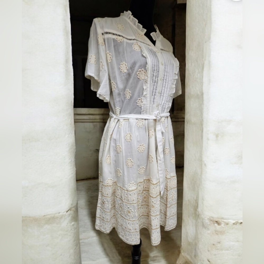 White Belize Whitehaven Dress- NWT- Size Large - Picture 8 of 17